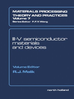 cover image of Materials Processing: Theory and Practices, Volume 7